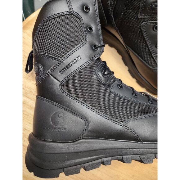 Carhartt Gilmore Waterproof Nano Toe Side Zip Boot Men’s 9 Black main image 11
